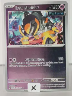 Iron Boulder - Stellar Crown - 071/142 - Pokemon TCG - Reverse Holo - X - Image 2