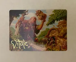 Curious Colossus Art Card Gold-Stamped Signature Lorwyn Eclipsed NM MTG - Image 1