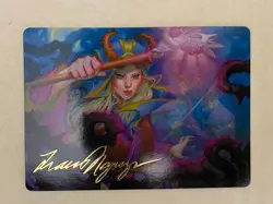 Stoic Grove-Guide Art Card Gold-Stamped Signature Lorwyn Eclipsed NM MTG - Image 1