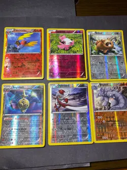 XY Base Set Reverse Holo Lot of 6 Pokemon Cards TCG RARE - Image 1