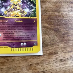 Pokemon TCG Alakazam Reverse Holo Card Expedition Base Set 33/165 - Image 5