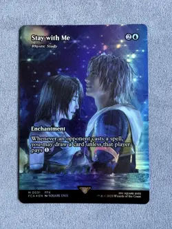 Rhystic Study Stay with Me FF Through the Ages MTG Card FOIL Final Fantasy - Image 1