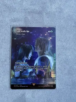 Rhystic Study Stay with Me FF Through the Ages MTG Card FOIL Final Fantasy - Image 2