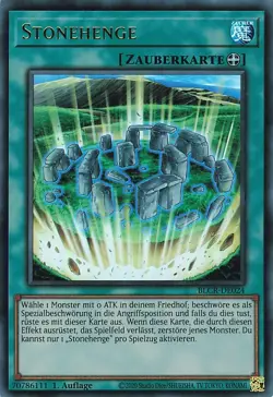 YuGiOh Stonehenge BLCR-DE024 Ultra Rare NM 1st - Image 1