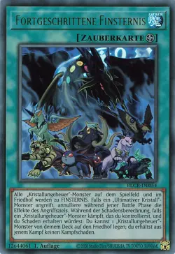 YuGiOh Fortgeschrittene Finsternis BLCR-DE054 Ultra Rare NM 1st - Image 1