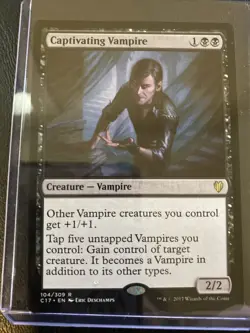 Captivating Vampire Commander 2017 Black Rare Magic Card - Image 1