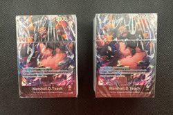 One Piece Card Game: Starter Deck Marshall.D.Teach - ST27 *DECK ONLY SEALED* X2 - Image 1