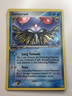 Pokemon | Tentacruel (51/101) Reverse Holo | Hidden Legends | (LP) TCG Card 2004 - Image 2