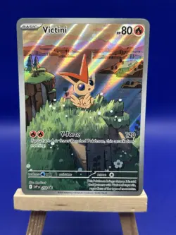 Victini 208 Sv: Scarlet & Violet Holo Promo NOT Jumbo STANDARD SIZE CARD - Image 1