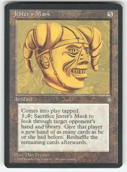 JESTER'S MASK 300 R ICE AGE MAGIC: THE GATHERING NEAR MINT - Image 1
