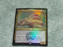 MTG FOIL Blech, Loafing Pest x1 Rare Secrets of Strixhaven NM Low S&H - Image 1
