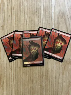 Mtg Tmnt Pizza Lands Mountain 1 Foil 5 Regular - Image 1