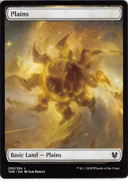 Plains 250 *Full Art Basic Land* Magic MtG x1 Theros Beyond Death - Image 1