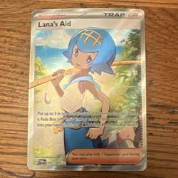 The Pokemon Company Pokemon Lana's Aid 207/167 SV06 Trainer Ultra Rare Holo - Image 1