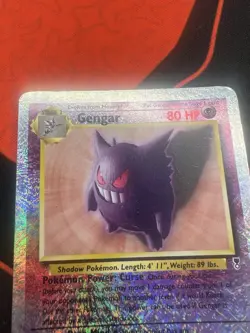 Pokemon Gengar Reverse Holo Rare Card 11/110 Legendary Collection - Image 5