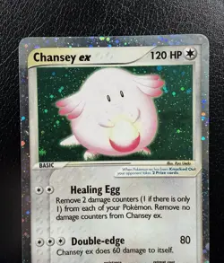 Chansey ex 96/109 Ex Ruby & Sapphire Rare Holo MP - Image 2