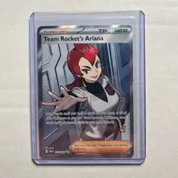 Team Rocket's Ariana 224/182 Ultra Rare Destined Rivals Pokemon Near Mint - Image 1