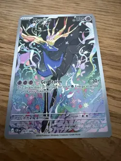 Xerneas 91/86 Illustration Rare Pokemon Chaos Rising ME04 NM - Image 1