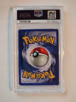 1999 Pokemon MACHOP Base Set Shadowless Common #52 PSA 9 MINT - Image 2