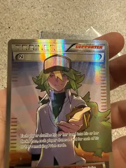 Pokemon TCG N Trainer Supporter Full Art Ultra Rare Card 105a/124 XY NM CLEAN - Image 3