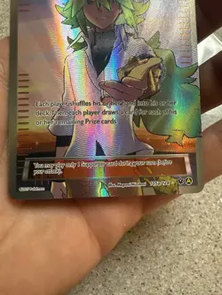 Pokemon TCG N Trainer Supporter Full Art Ultra Rare Card 105a/124 XY NM CLEAN - Image 4