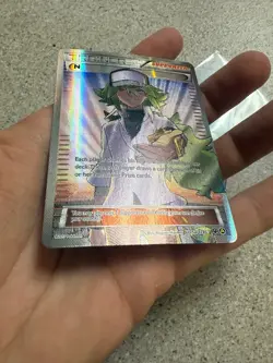 Pokemon TCG N Trainer Supporter Full Art Ultra Rare Card 105a/124 XY NM CLEAN - Image 5