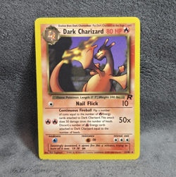 Dark Charizard Team Rocket 21/82 NON Holo Rare Unlimited English 1999 80HP - Image 1