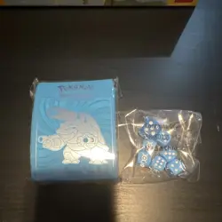 Pokemon Blastoise 60ct Standard Deck Box Blue Plastic Pokemon TCG - Image 1