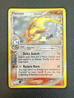 Flareon Delta Species Holo Rare 5/113 Pokemon TCG 2005 - Image 1