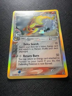Flareon Delta Species Holo Rare 5/113 Pokemon TCG 2005 - Image 2