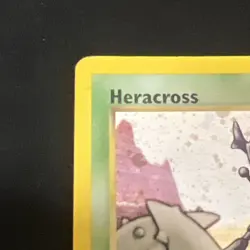Pokemon Heracross 6/111 1st Edition Holo Neo Genesis 2000 WOTC Rare MP - Image 3