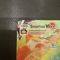 2020 Pokemon TCG - Snorlax Vmax Rainbow - Sword & Shield Secret Rare #206/202 - Image 2