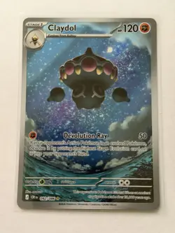 Claydol 092/086 Me04: Chaos Rising Holo Pokemon TCG Near Mint Illustration Rare - Image 1