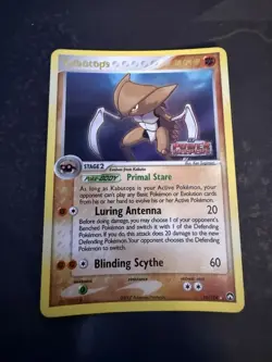 Pokemon TCG Kabutops EX Power Keepers 10/108 Reverse Holo Rare Stamped - Image 1