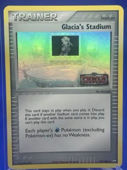 Glacia's Stadium 2007 Pokemon EX Power Keepers Reverse Holo #76/108 * Near Mint - Image 1