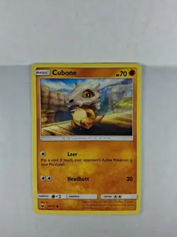 Pokemon TCG Cubone 52/111 - SM - Crimson Invasion Normal NM - Image 3