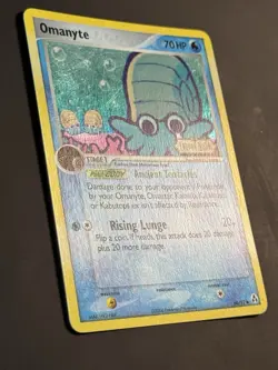 Pokemon Omanyte 60/92 Reverse Holo EX Legend Maker - MP - Image 2