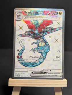 DRAGAPULT EX 200/167 ULTRA RARE TWILIGHT MASQUERADE POKEMON - Image 1
