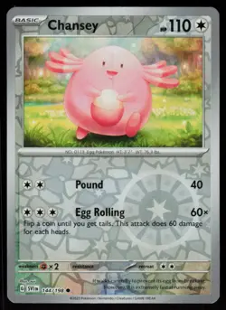 Chansey 144/198 Common Scarlet & Violet Pokemon Reverse Holo Near Mint - Image 1