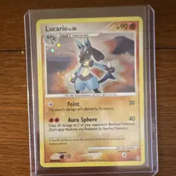 Pokemon Lucario 6/130 Diamond & Pearl 2007 Holo Rare Stage 1 90 HP English - Image 1