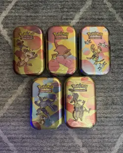 Scarlet & Violet 151 MINI TIN DISPLAY BOX 10x Factory Sealed Tins Pokemon TCG - Image 2