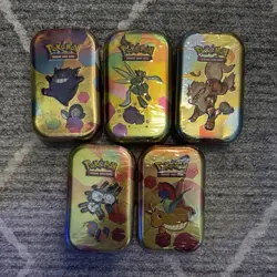 Scarlet & Violet 151 MINI TIN DISPLAY BOX 10x Factory Sealed Tins Pokemon TCG - Image 4