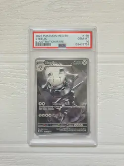 Pokemon TCG Steelix 150/132 Full Art Rare Holo Mega Evolutions - PSA 10 - Image 1