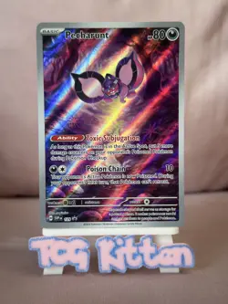 Pecharunt - SVP 129 - Illustration Rare - Black Star Promo - Pokemon - TCGKITTEN - Image 1
