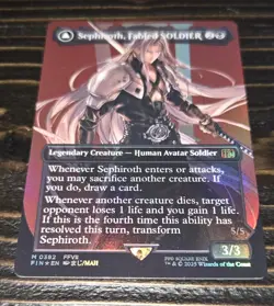 Sephiroth, Fabled SOLDIER (0382) (Borderless) Final Fantasy Foil - Image 1