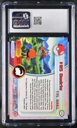Dodrio #85 Foil-2000 TOPPS Chrome Pokemon TV Animation - Series 2 CGC 10 - Image 2