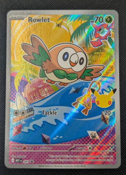 Pokemon First Partner Illustration Series 1 Alolan Starters Promo Set NM (A) - Image 3