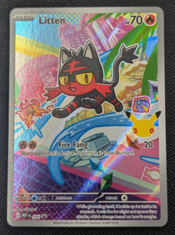 Pokemon First Partner Illustration Series 1 Alolan Starters Promo Set NM (A) - Image 4