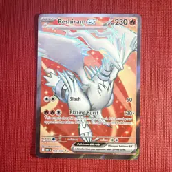 Pokemon TCG Reshiram ex Ultra Rare Full Art Holo Sv: White Flare 158/086 EN - Image 1