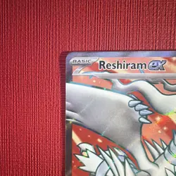 Pokemon TCG Reshiram ex Ultra Rare Full Art Holo Sv: White Flare 158/086 EN - Image 3